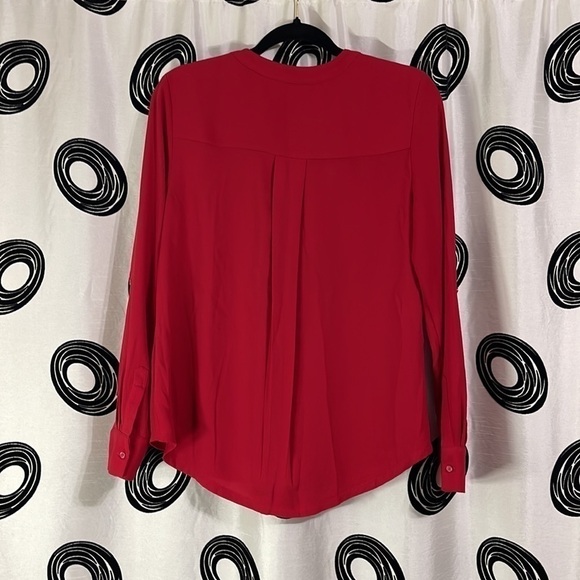 Investments Long Sleeve Red Top size M - Picture 5 of 7